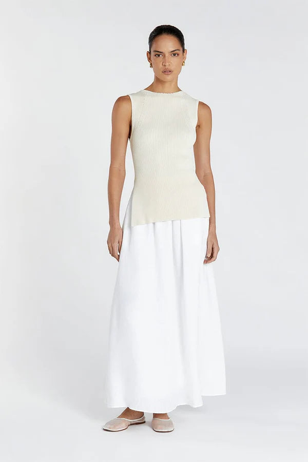 Cream Longline Knit To