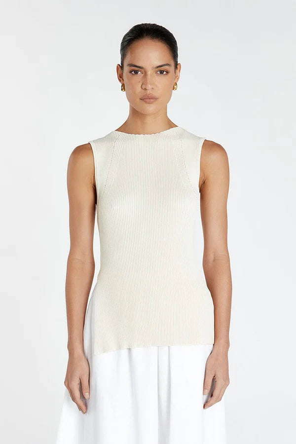 Cream Longline Knit To